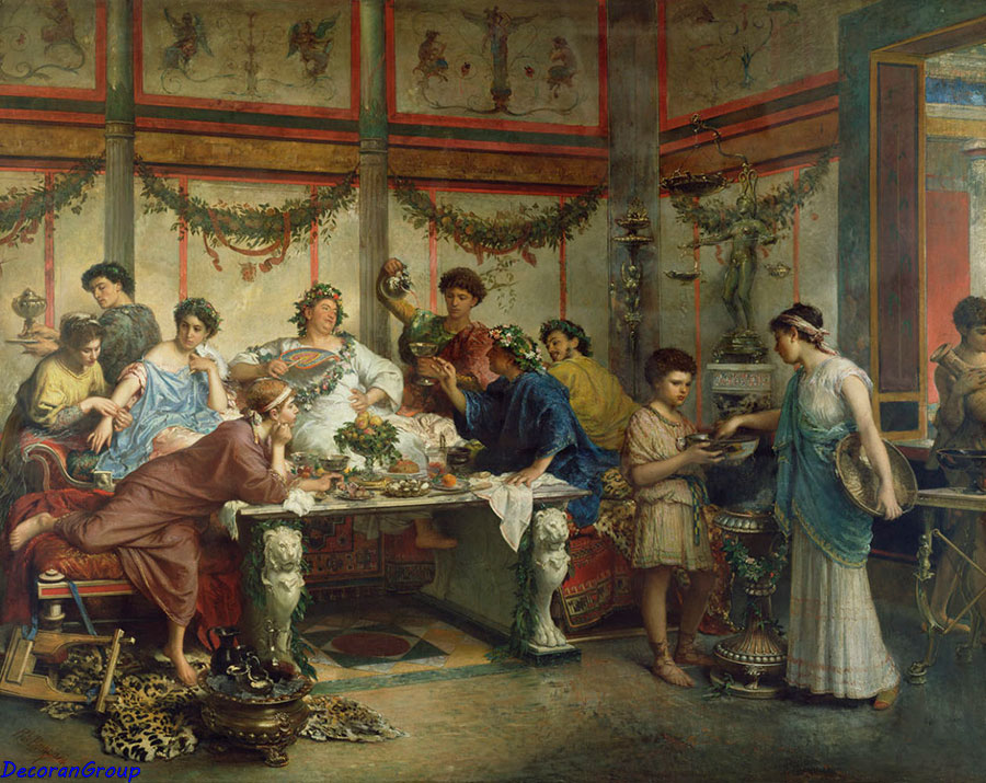 میز-ناهارخوری-روم-باستان